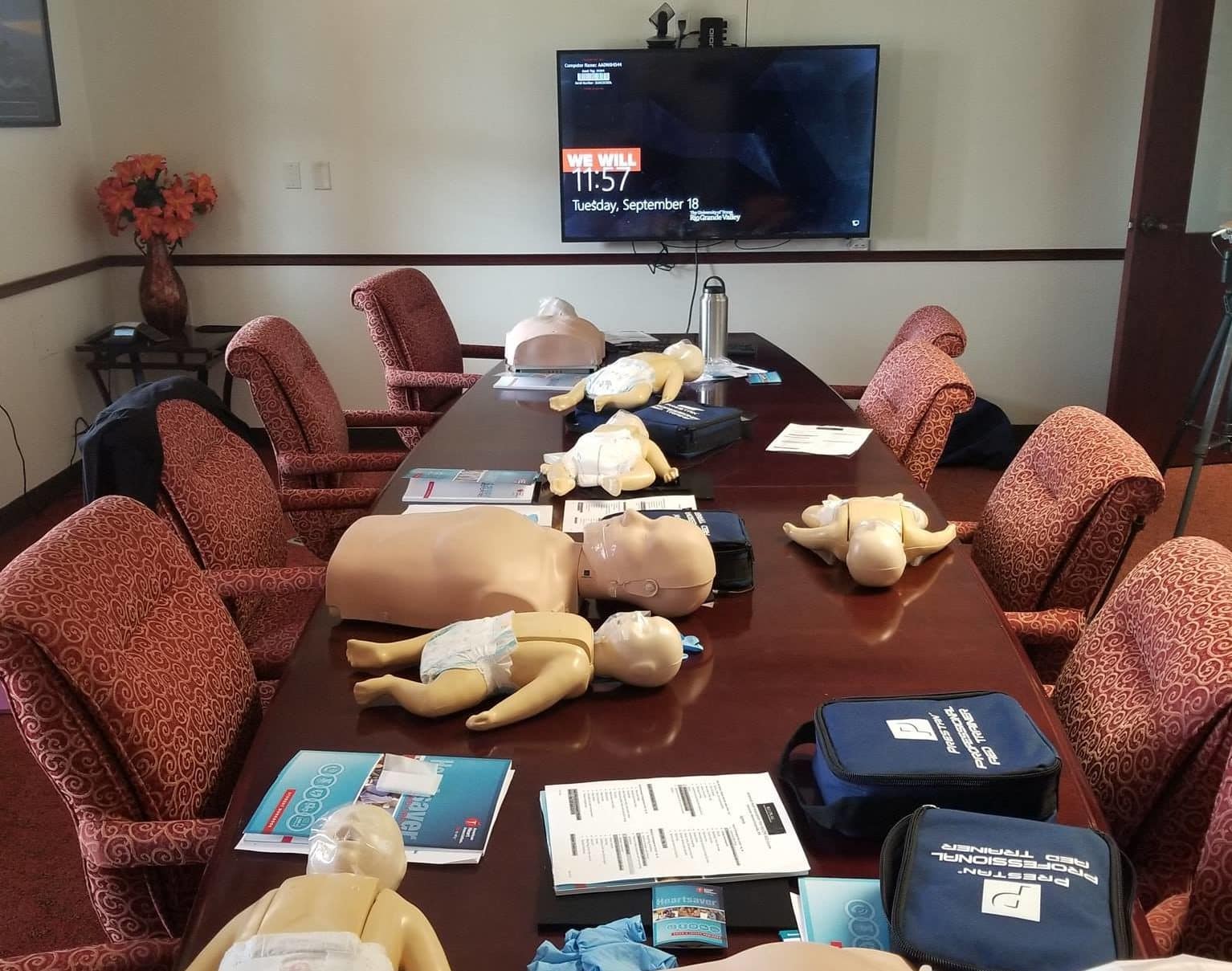 Private first aid CPR Class